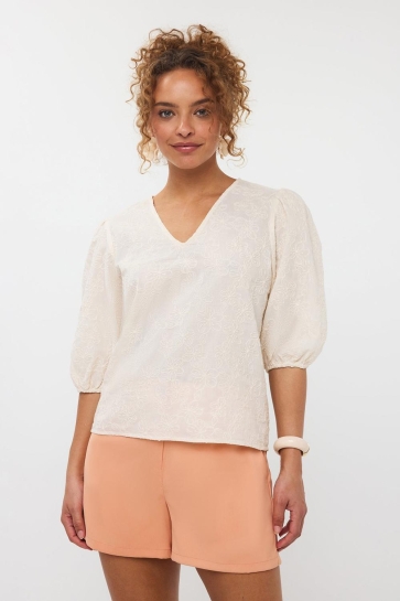 Ydence Blouse TOP REGINA HSS2549 ECRU