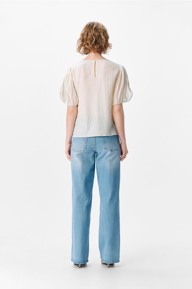 Object beige dames blouse | Model