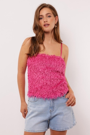 Fluresk Top MILLICENT TOP 25ZFBF01 BRIGHT PINK