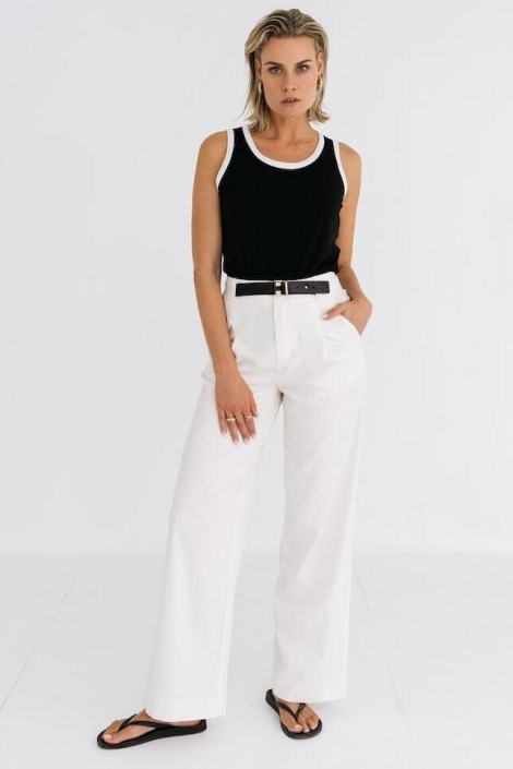 Maicazz zwarte dames top | Model