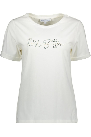 Red Button T-shirt TEMMY LOGO TEE SRB4336 OFFWHITE-TIEL