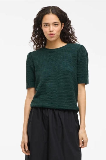 Vila T-shirt VIDALO O-NECK S/S KNIT TOP - NOOS 14084421 Ponderosa Pine