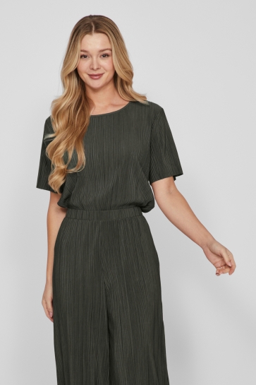Vila T-shirt VIPLISA O-NECK S/S TOP - NOOS 14089481 Deep Depths