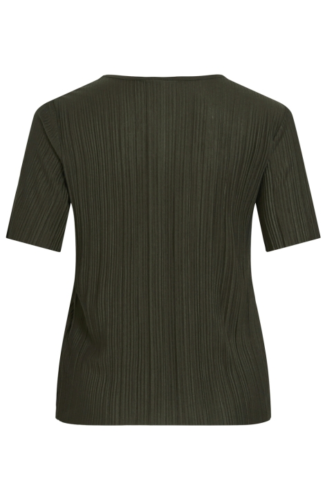 Vila groene dames t-shirt | Achteraanzicht