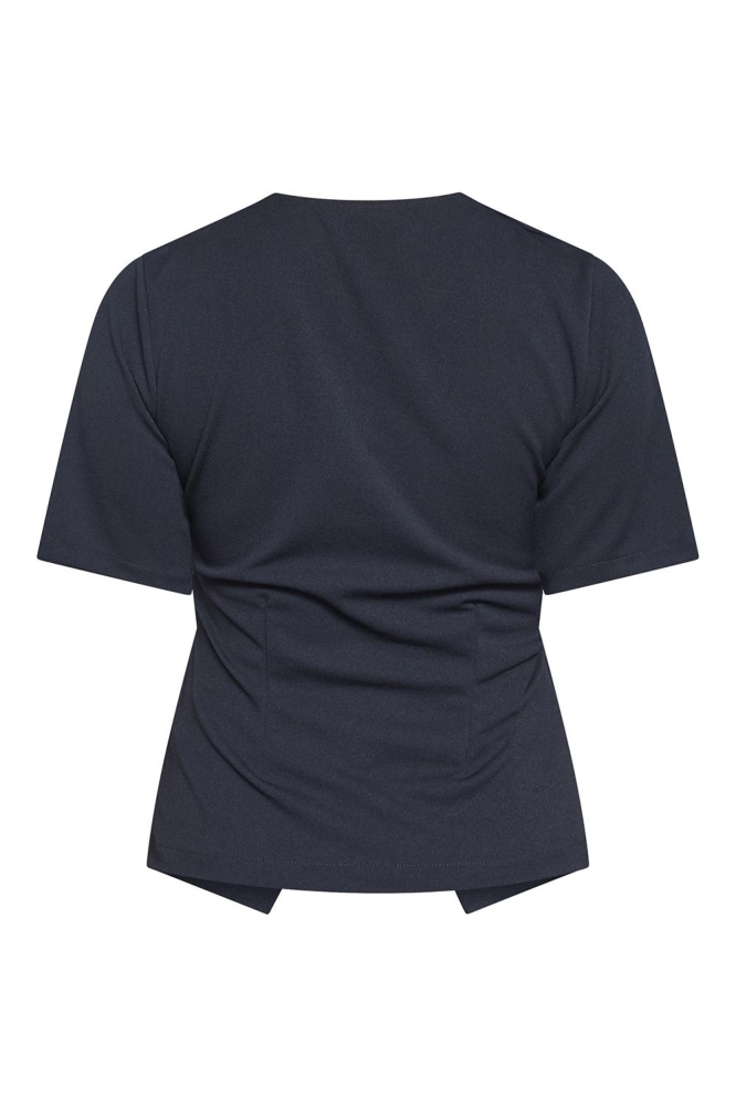SisterS point zwarte dames blouse | Achteraanzicht