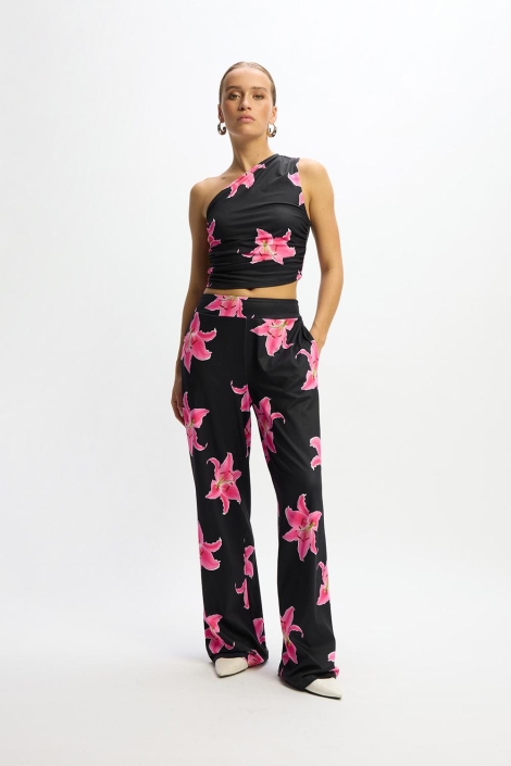 Refined Department zwarte dames top | Model