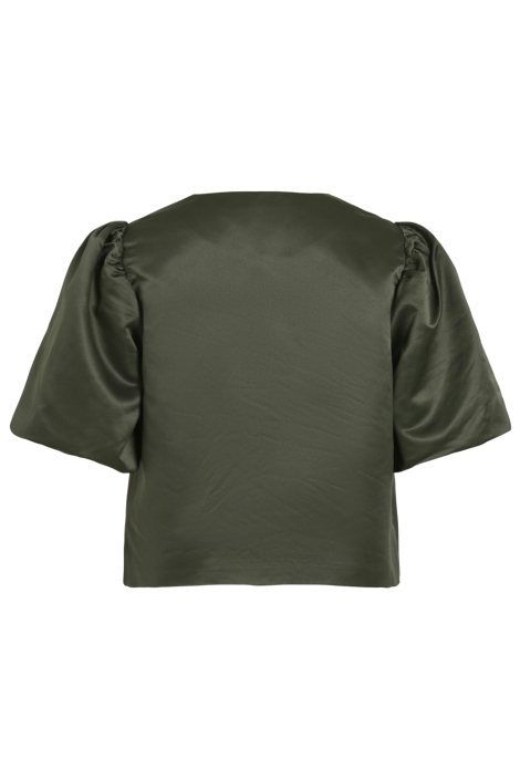 Vila groene dames t-shirt | Achteraanzicht