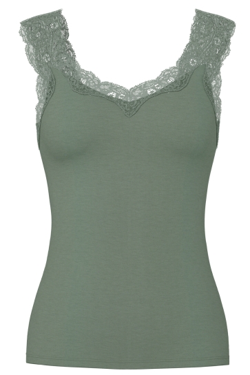 Pieces Top PCBARBERA LACE TOP JRS NOOS BC 17106017 CASTOR GRAY