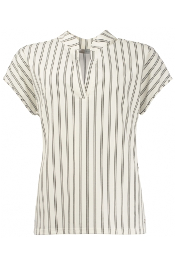 TQ Amsterdam T-shirt STELLA 00TQ056BFS1 BLACK WHITE 
