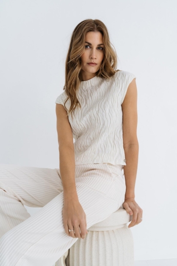 Maicazz Trui PILEN TOP FA25 60 229 OFF WHITE