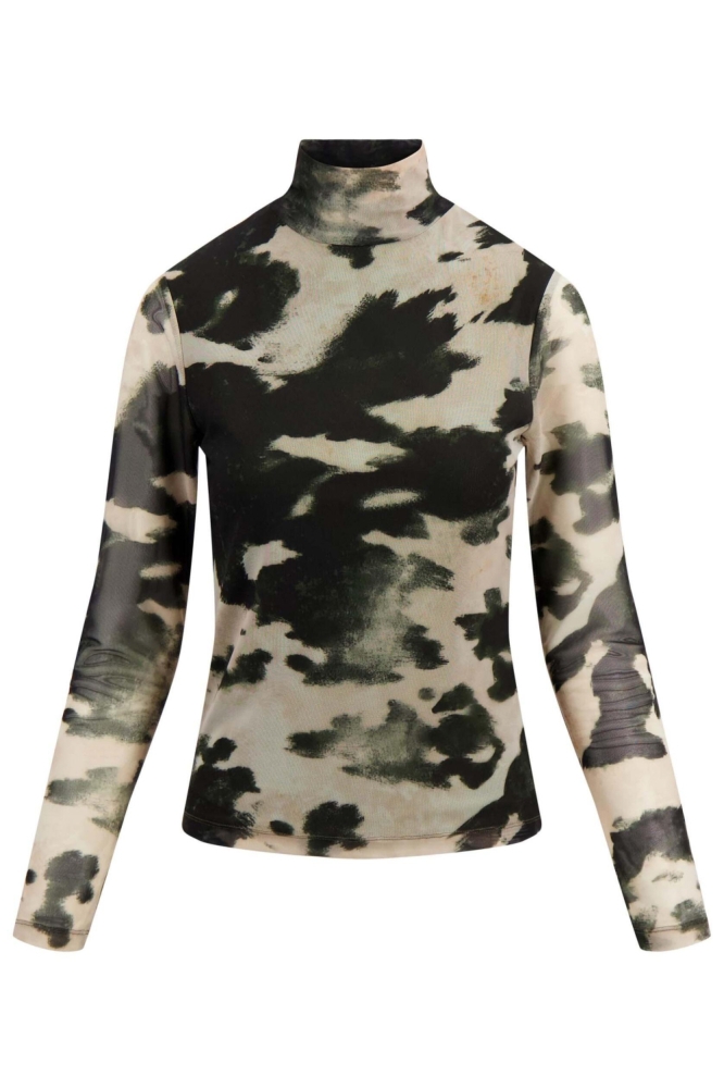 Zusss multi color dames t-shirt | Vooraanzicht