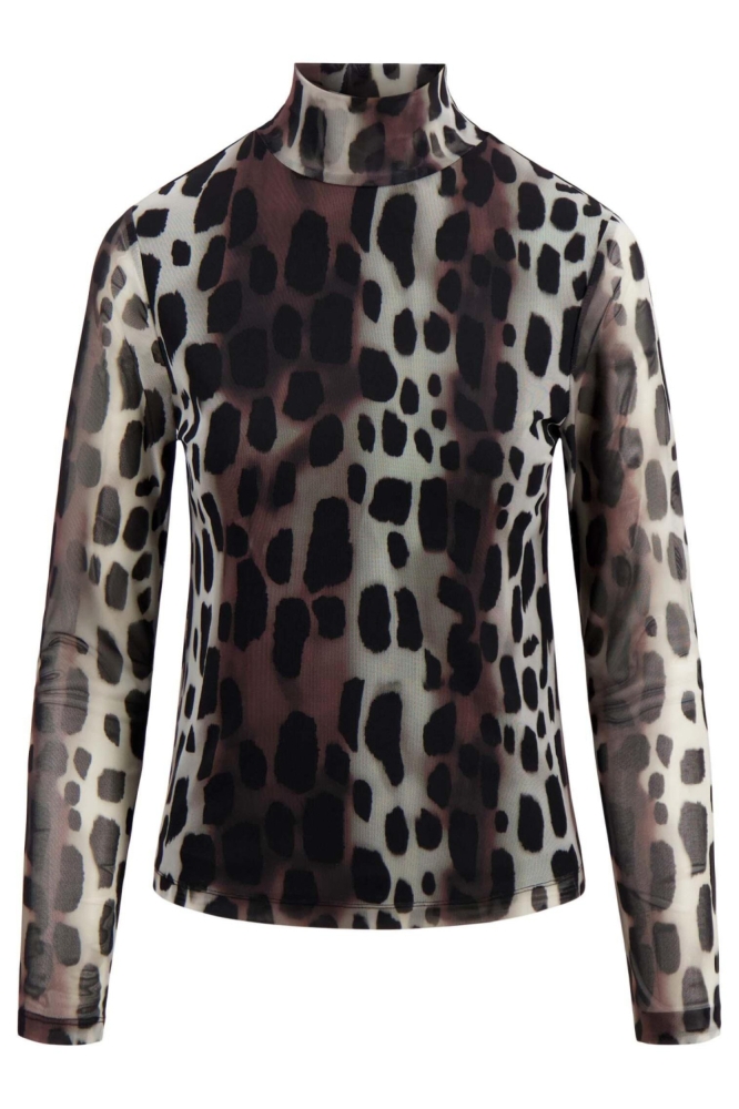 Zusss multi color dames t-shirt | Vooraanzicht