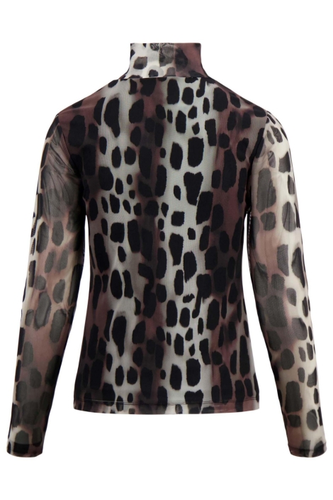 Zusss multi color dames t-shirt | Achteraanzicht