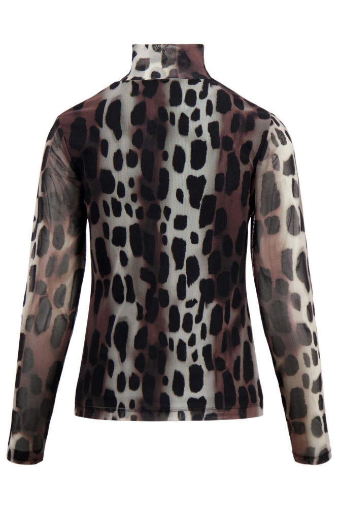 Zusss multi color dames t-shirt | Achteraanzicht