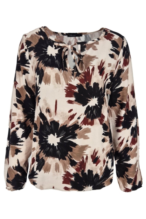 FOS Amsterdam multi color dames blouse | Vooraanzicht