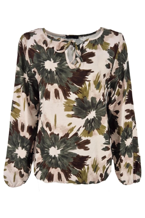 FOS Amsterdam groene dames blouse | Vooraanzicht