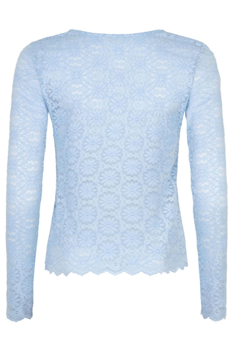 Ydence blauwe dames t-shirt | Achteraanzicht