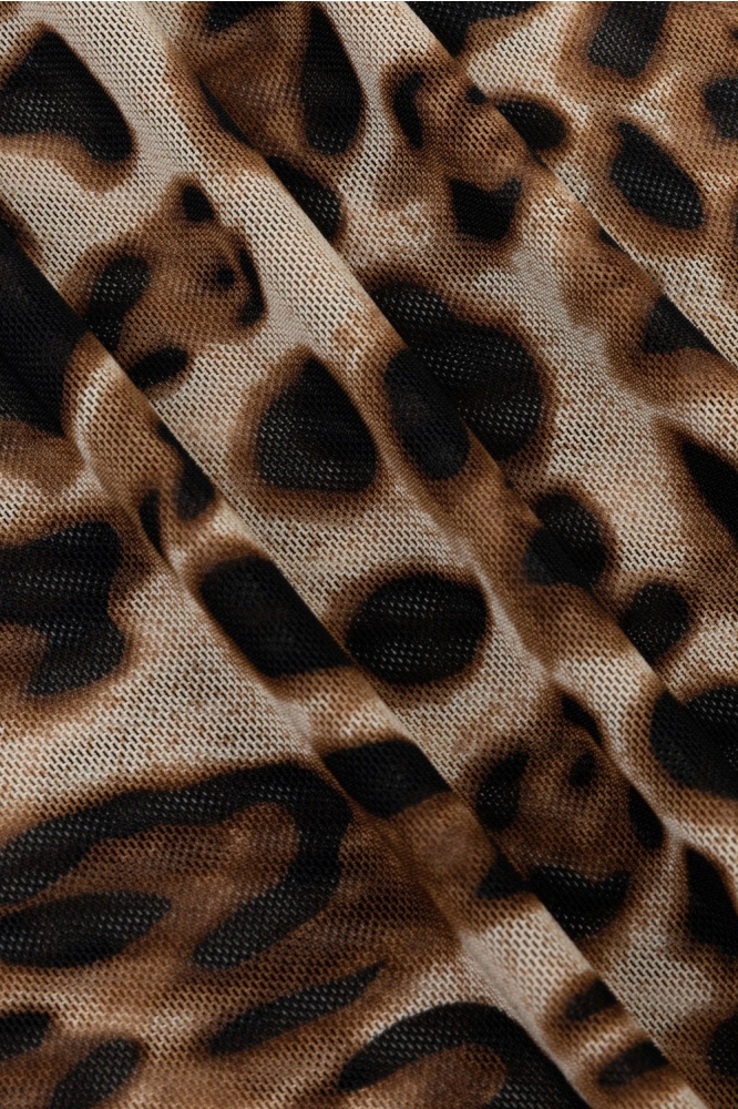 Ydence camel dames t-shirt | Close up