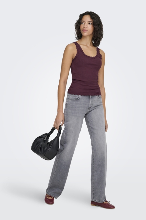 Only bordeaux dames top | Model