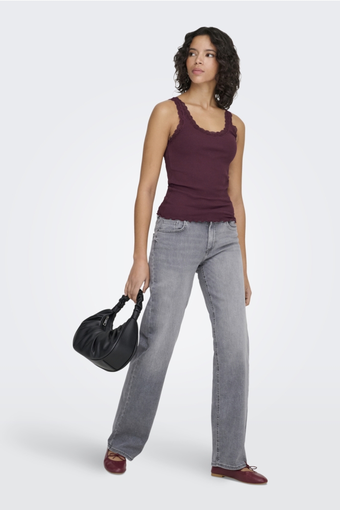 Only bordeaux dames top | Model