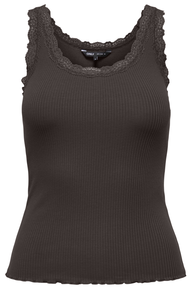 Only bruine dames top | Vooraanzicht
