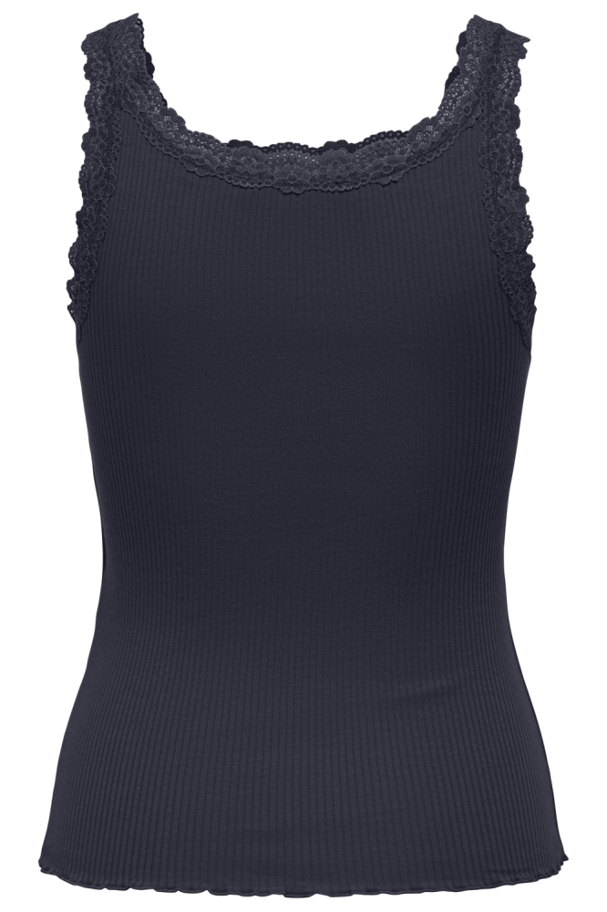 Only blauwe dames top | Achteraanzicht