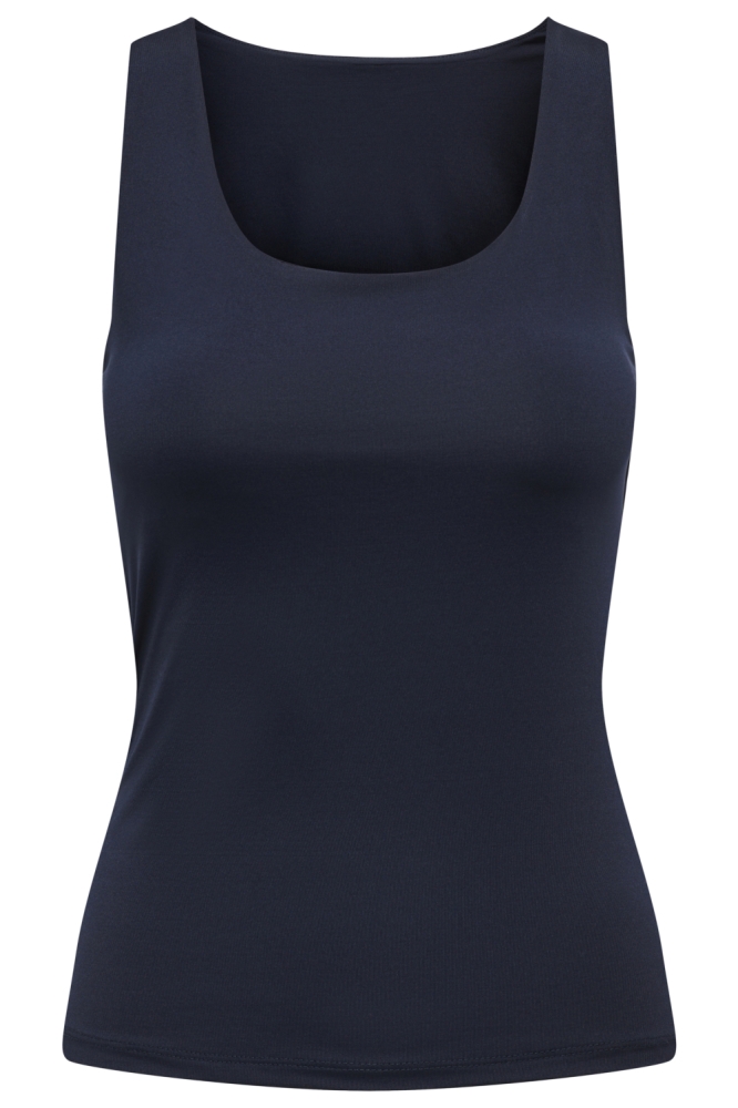 Only blauwe dames top | Vooraanzicht