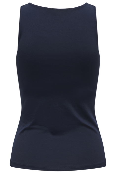 Only blauwe dames top | Achteraanzicht
