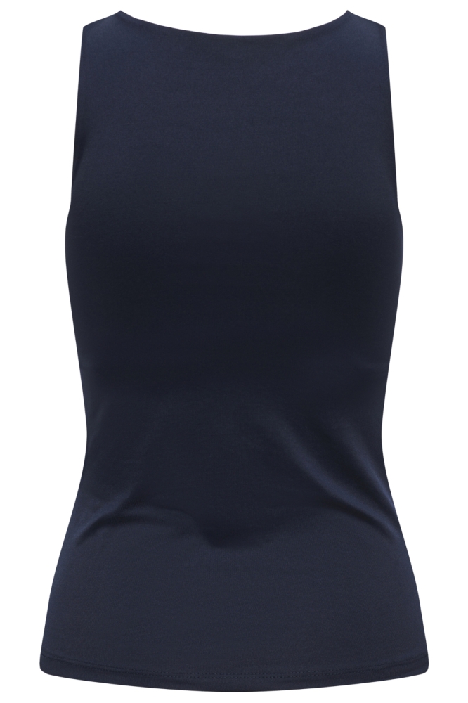 Only blauwe dames top | Achteraanzicht