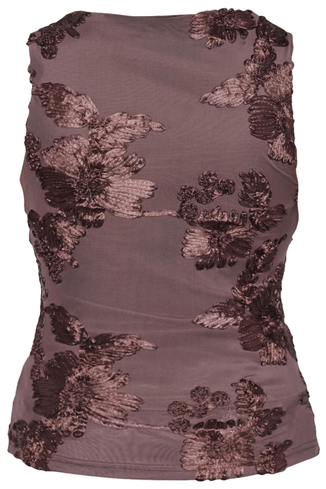 SisterS point bruine dames top | Achteraanzicht