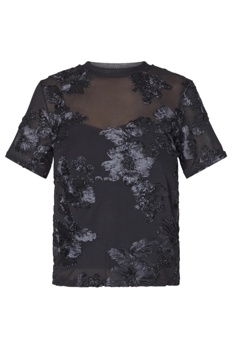 SisterS point zwarte dames t-shirt | Vooraanzicht