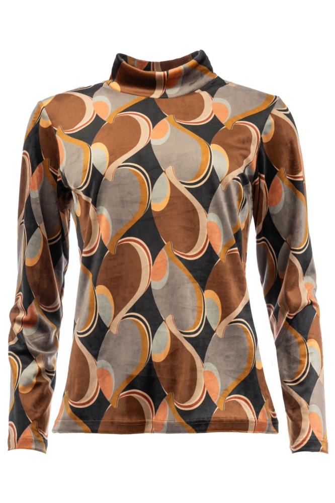 NED multi color dames trui | Vooraanzicht