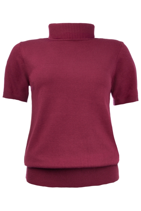 NED bordeaux dames t-shirt | Vooraanzicht