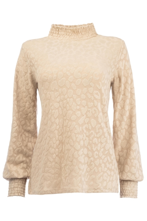 NED beige dames trui | Vooraanzicht