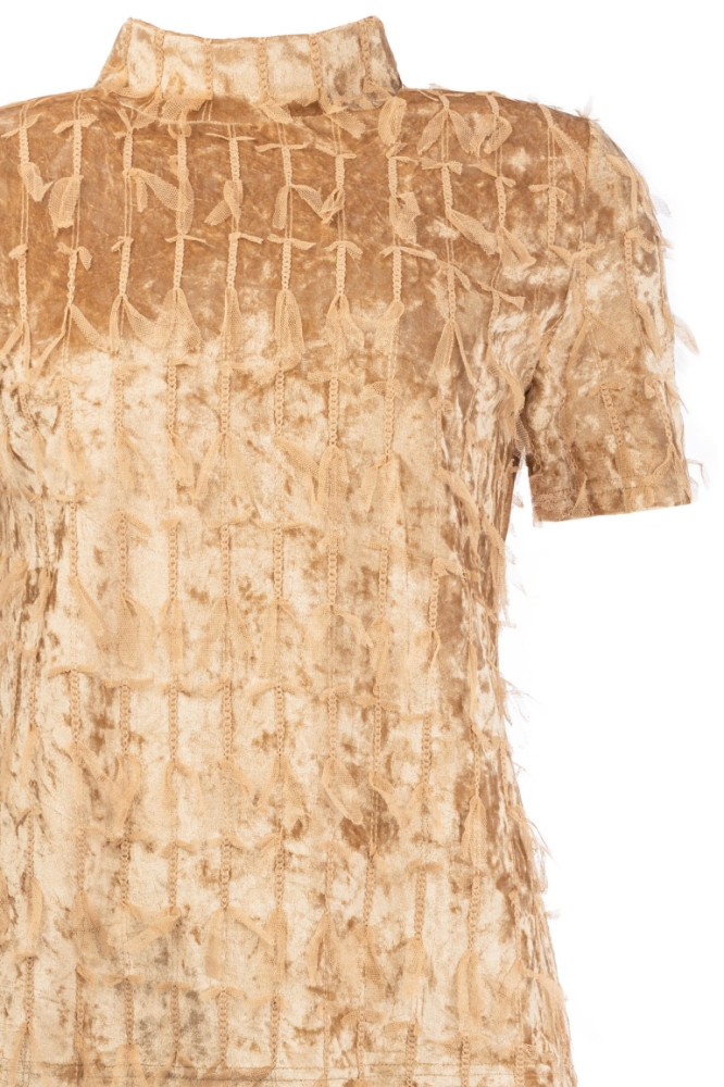 NED gouden dames t-shirt | Close up