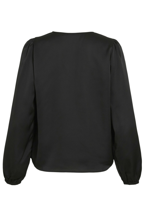 Vila zwarte dames blouse | Achteraanzicht