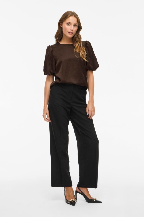 Vila bruine dames t-shirt | Model