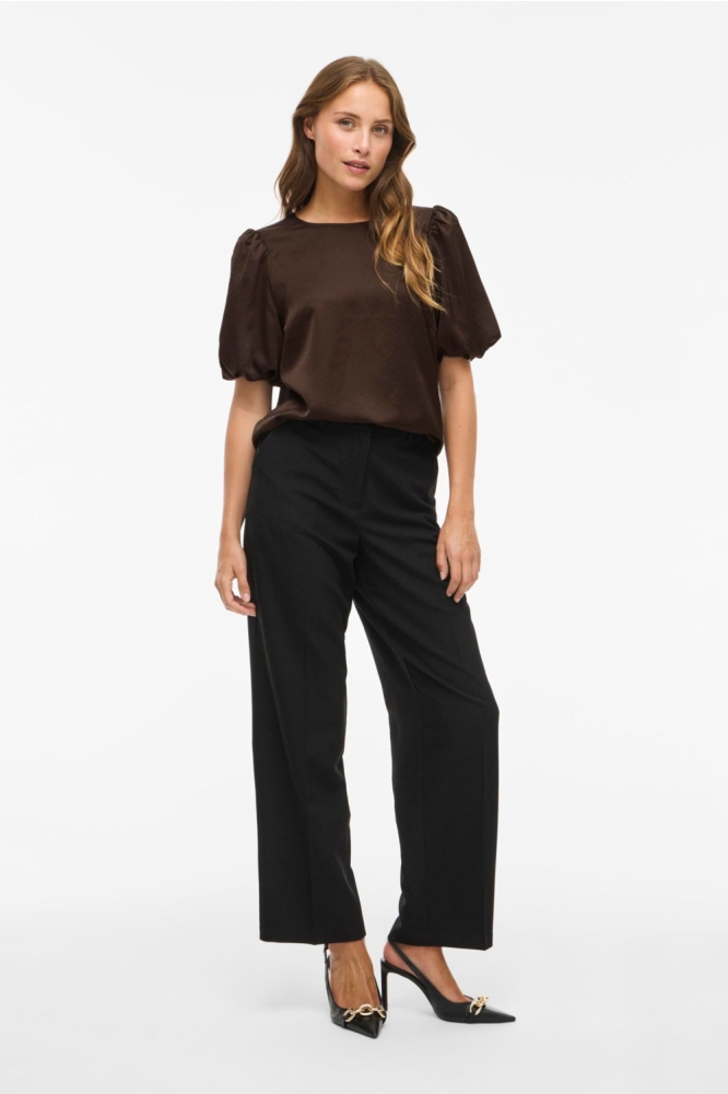 Vila bruine dames t-shirt | Model