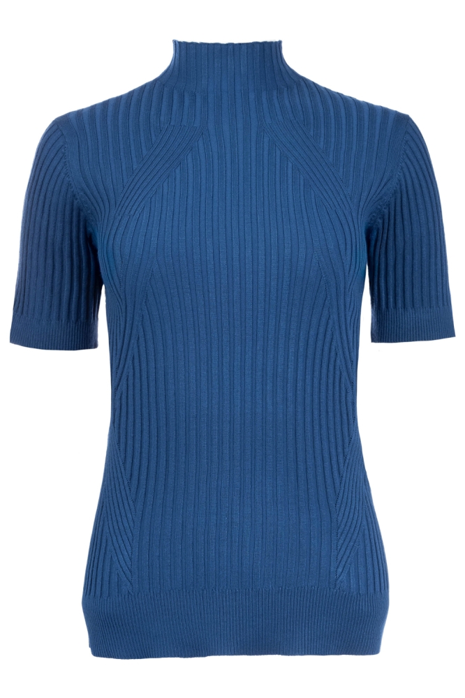 NED blauwe dames t-shirt | Vooraanzicht