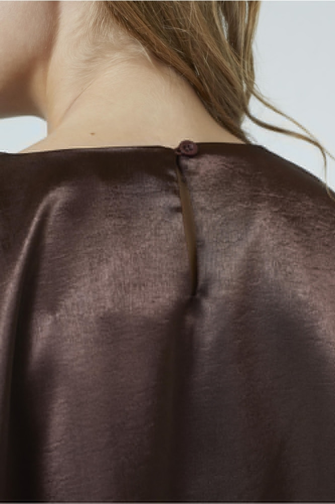 SisterS point bruine dames t-shirt | Close up