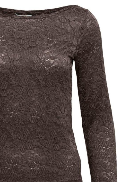 Object bruine dames t-shirt | Close up