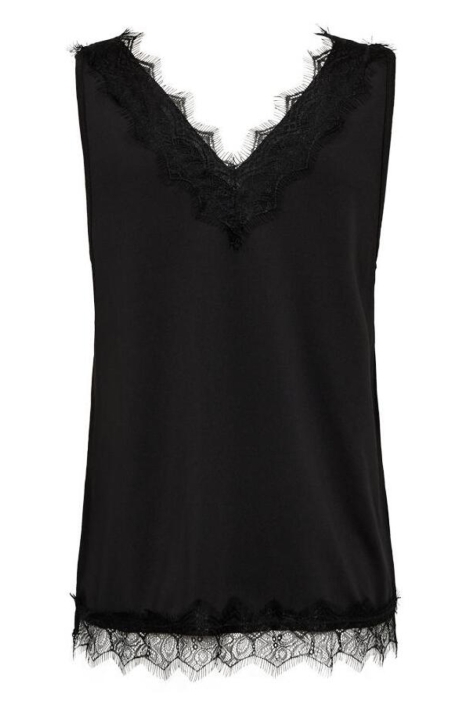 Freequent zwarte dames top |