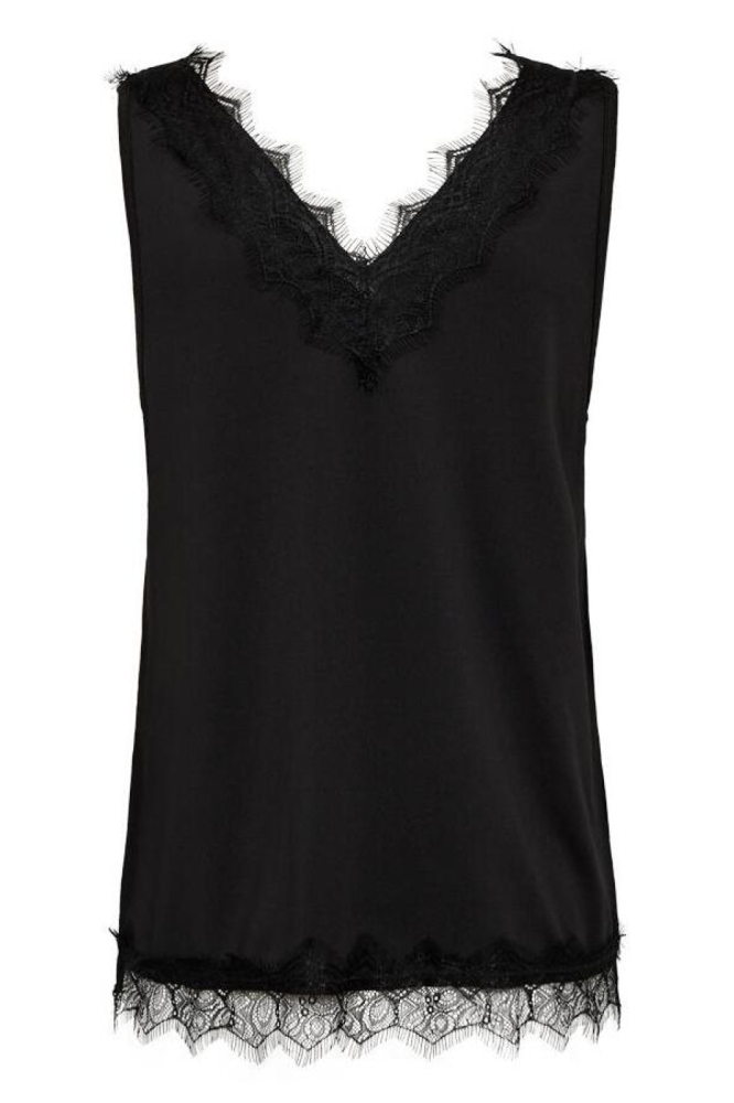 Freequent zwarte dames top |