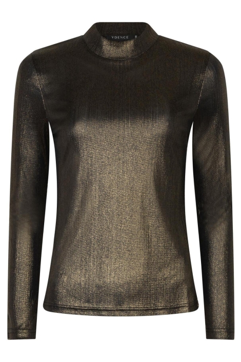 Ydence gouden dames t-shirt | Vooraanzicht
