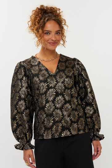 Ydence Blouse TOP STERRE WS2545 GOLD