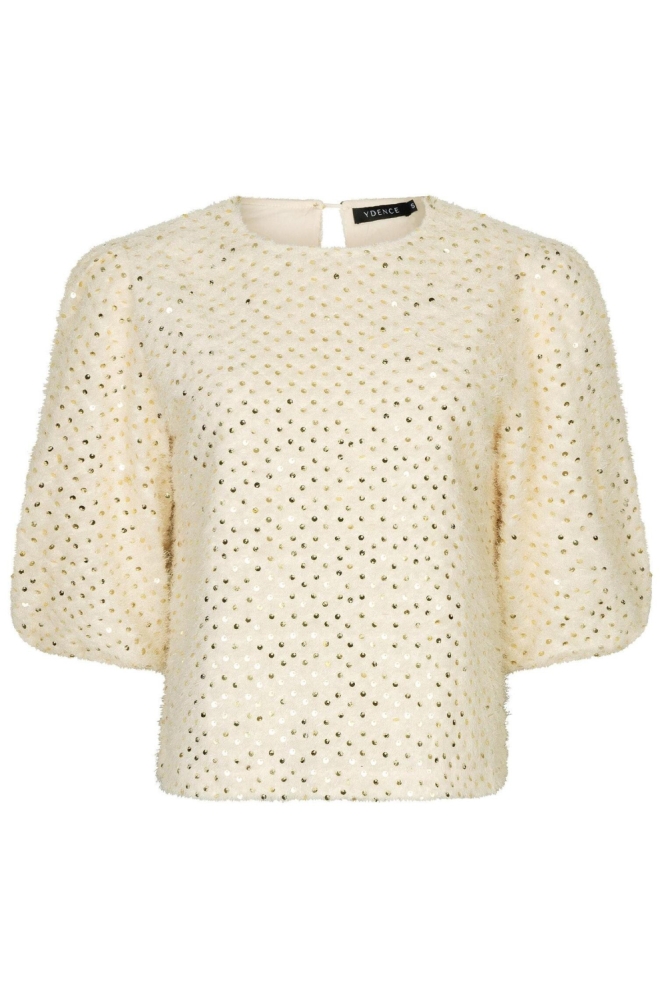 Ydence beige dames trui | Vooraanzicht