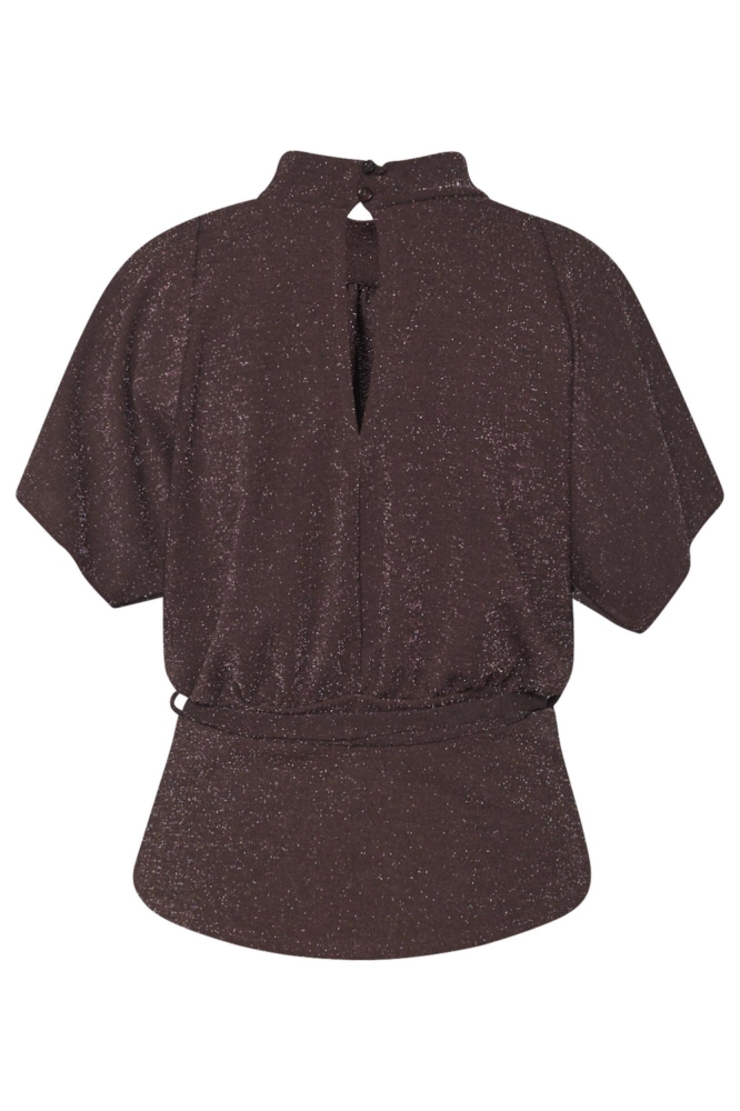 SisterS point bruine dames t-shirt | Achteraanzicht