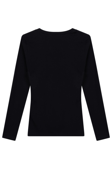 Refined Department zwarte dames t-shirt | Achteraanzicht