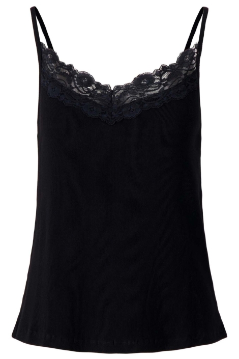 Zusss zwarte dames top | Vooraanzicht