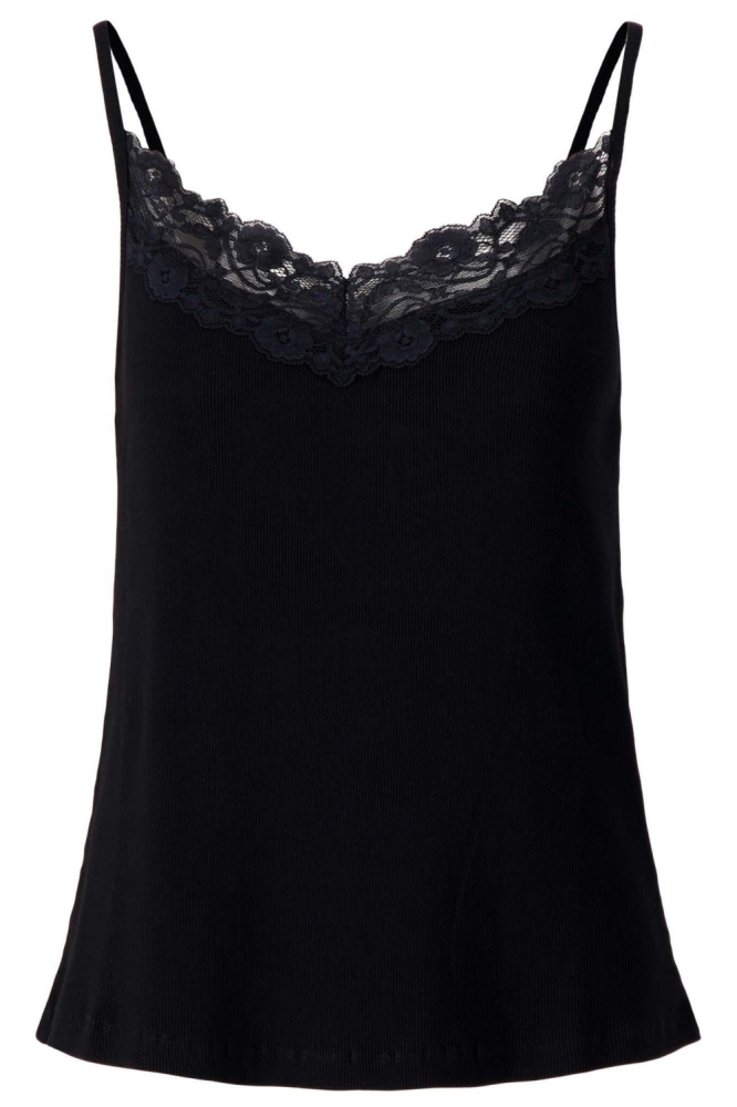 Zusss zwarte dames top | Vooraanzicht